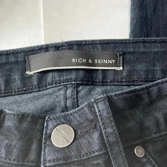 Black Rich and Skinny jeans size 27 - Picture 3 of 5